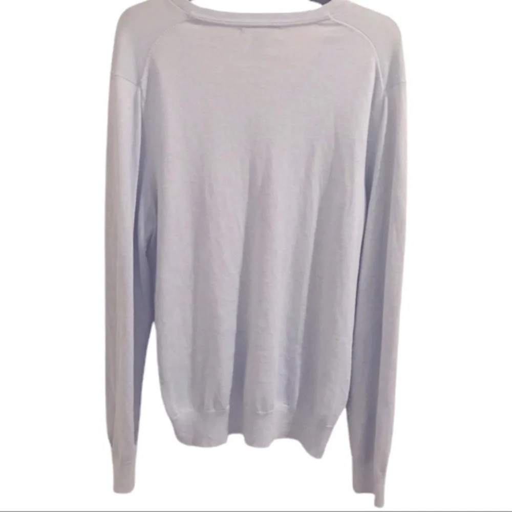 Banana Republic Men's Silk Cashmere V-neck Sweater